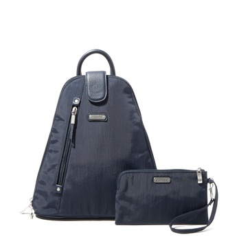 women's metro backpack with rfid phone wristlet