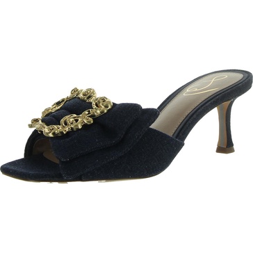 pietra womens slip on open toe mule sandals