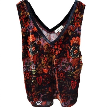 women's acacia printed tank top in harvest oasis