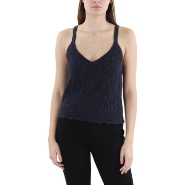 womens shirt lace stitch pullover top