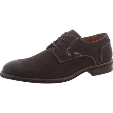 bannon mens nubuck lace-up derby shoes
