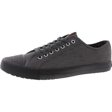 mens lace-up canvas casual and fashion sneakers