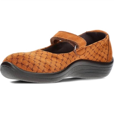 women's estrela mary jane shoe in canela