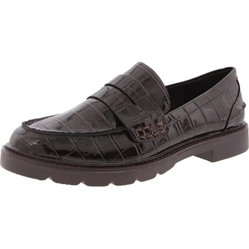 eryn womens padded insole patent loafers