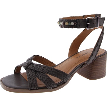 jathan womens beaded leather block heel
