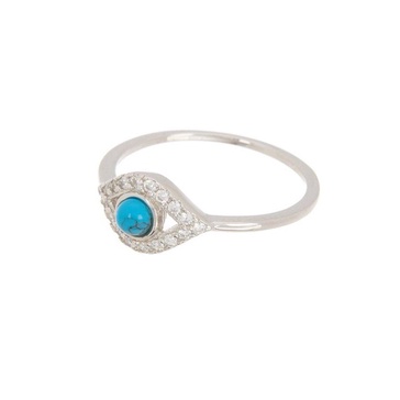 evil eye ring silver