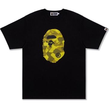 radiation camo big ape head tee mens