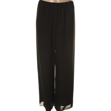 petites womens lined chiffon dress pants