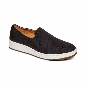 women's cameron slip-on sneakers in black