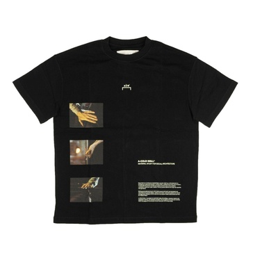 black hand photo short sleeve t-shirt