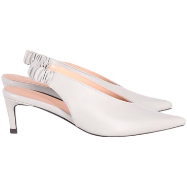 lyla pumps in blue leather
