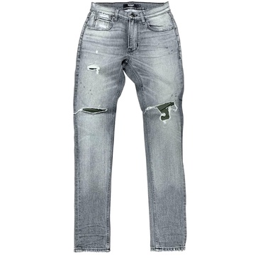 men's zack flag skinny jean in grey wash