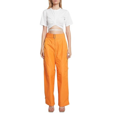 jane womens cropped cotton t-shirt