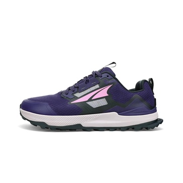 women's lone peak 7 trail running shoes in dark purple