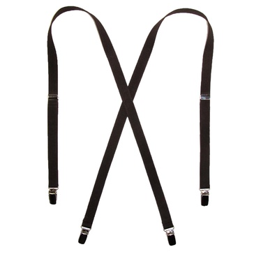 elastic .75 inch wide undergarment clip-end suspenders
