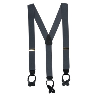 men's elastic button end suspenders