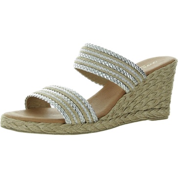womens braided wedge sandals