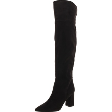 garwin womens pull on zipper over-the-knee boots
