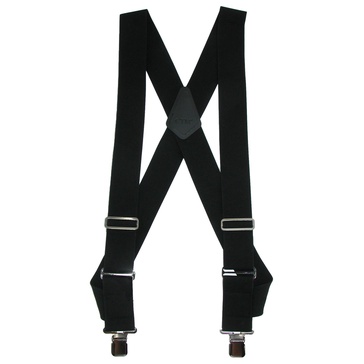 men's big & tall elastic basic trucker side clip suspender