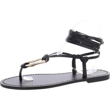 ilria womens leather ankle tie slingback sandals
