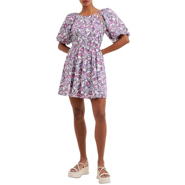 womens cut-out short mini dress