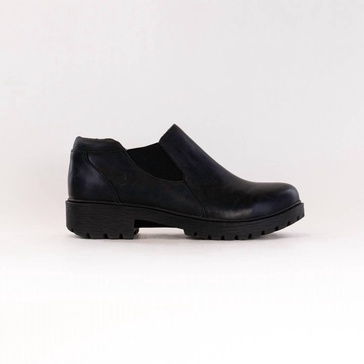 women's ramona leather ankle boots in oiled black