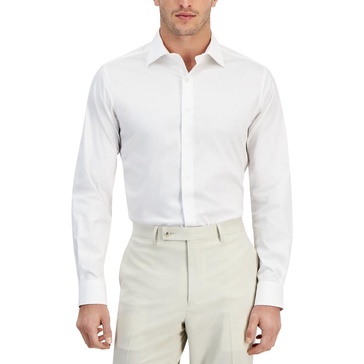 mens stretch cotton stretch button-down shirt