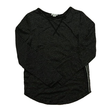 girls black stripe long sleeve shirt