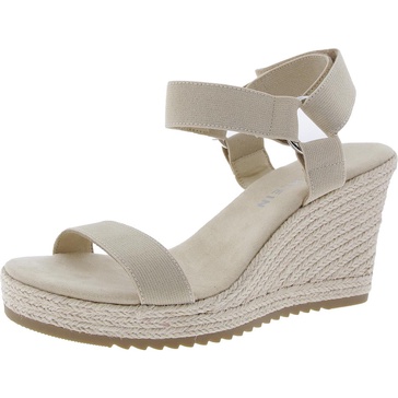 wit womens adjustable canvas wedge sandals