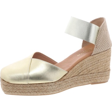 pedra womens slip on elastic strap espadrilles