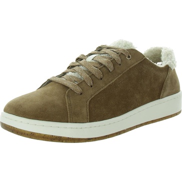 womens faux fur lined manmade casual and fashion sneakers