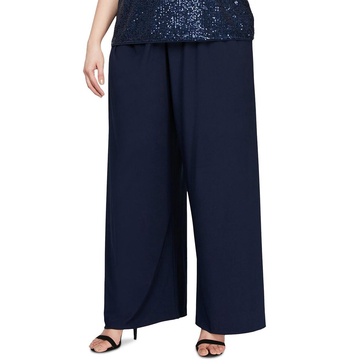 plus womens matte jersey straight leg pants
