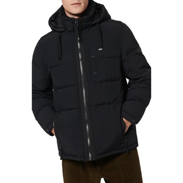 mens water resistant quilted puffer jacket