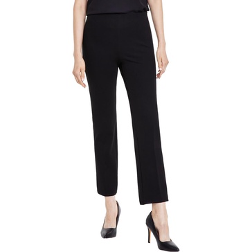 womens solid viscose straight leg pants