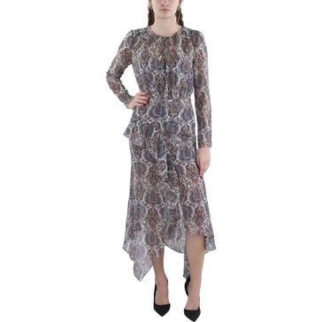 womens full length paisley maxi dress