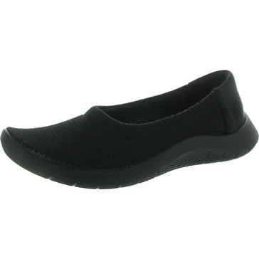 thetis womens padded insole knit slip-on sneakers