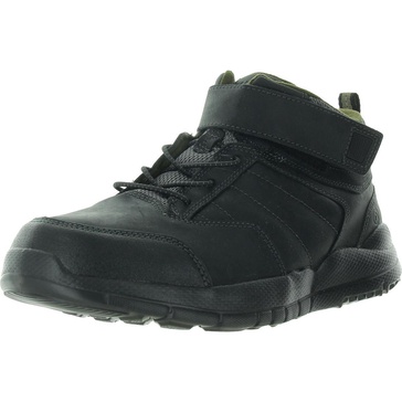 mens laceless leather hiking boots