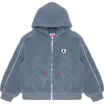 apee sherpa hoodie jacket ladies