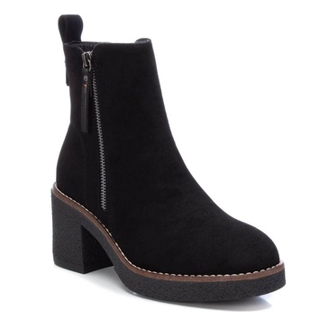 women's suede booties by