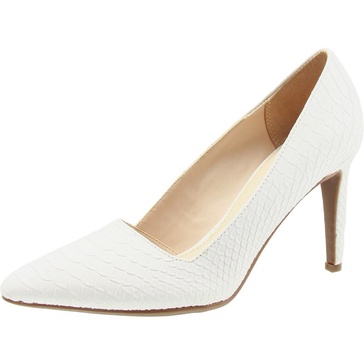 joella2 womens embossed manmade pumps