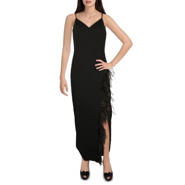 womens formal v-neck evening dress