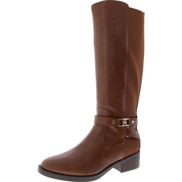 iyla womens faux leather tall knee-high boots