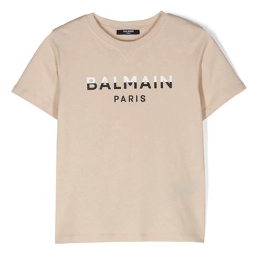 beige logo t-shirt