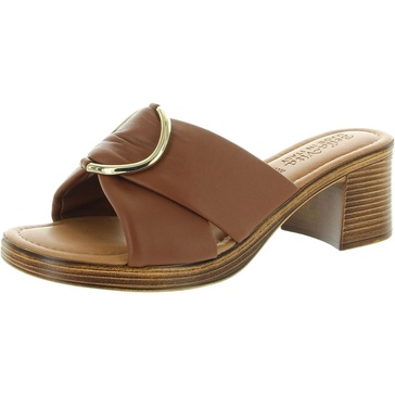 chi-ital womens embellished leather slide sandals