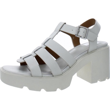 lindy womens strappy buckle platform heels
