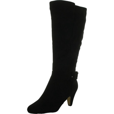 troy ii womens faux suede round toe knee-high boots