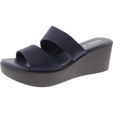 womens slip in open toe slide sandals