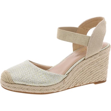 pearle womens wedges ankle strap espadrille heels