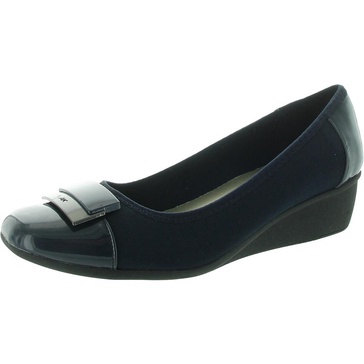 waverly 2 womens logo slip on wedge heels