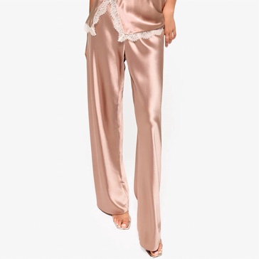 bristol satin pull-on pants in mink